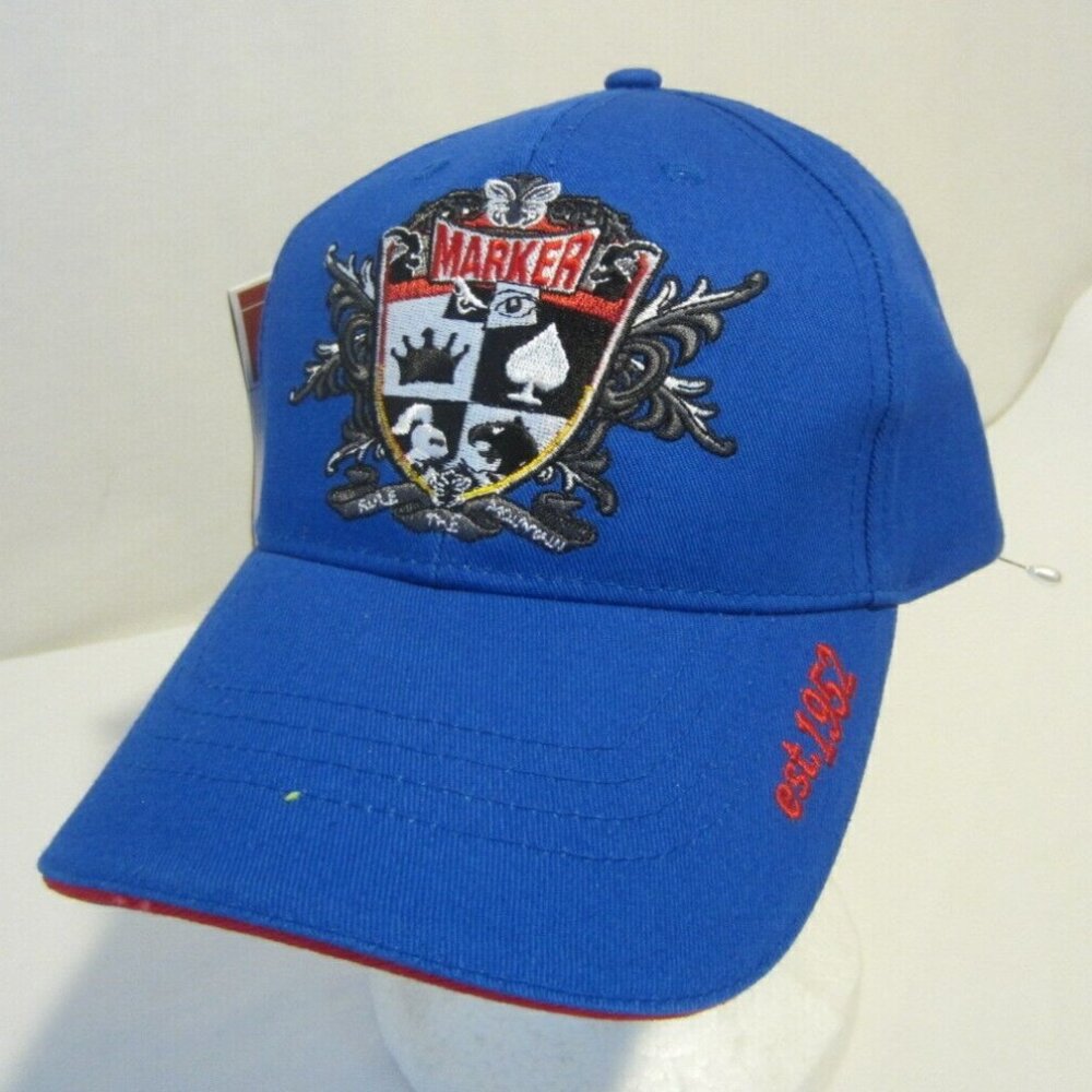 MARKER baseball cap cotton hat NWT 9822 BLUE